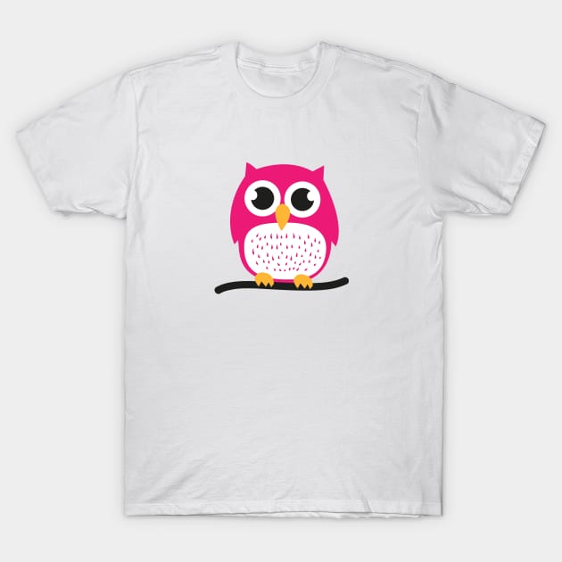 Sweet & cute owl T-Shirt by badbugs